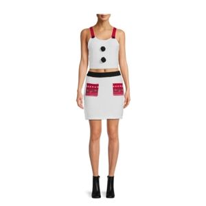 Holiday soft tank top Snowman sweater TOP ONLY
